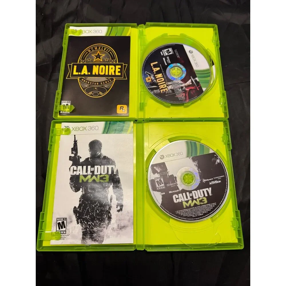 Xbox 360 Game Lot Far Cry 3 COD Modern Warfare 3 LA Noire Dead Island Tested Vtg